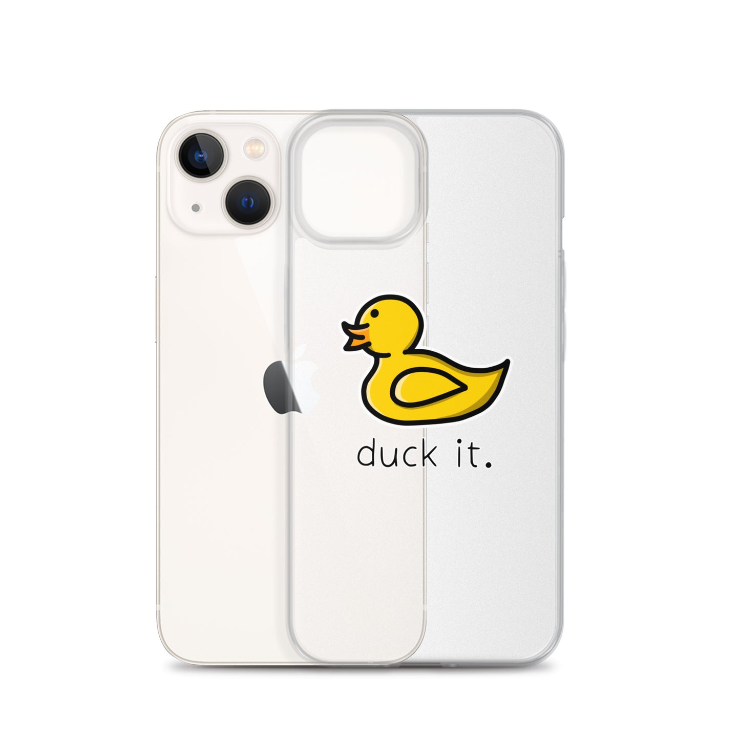 “Duck It” Simple Clear Case for iPhone®