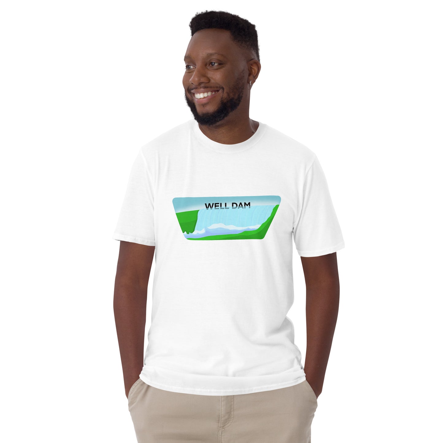 "Well Dam" Aquatic Short-Sleeve Unisex T-Shirt